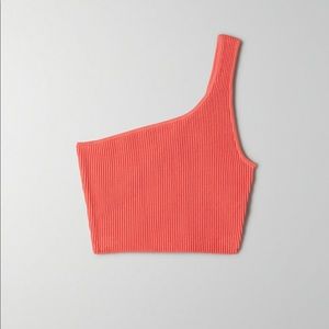 Aritzia One shoulder top- this color is sold out